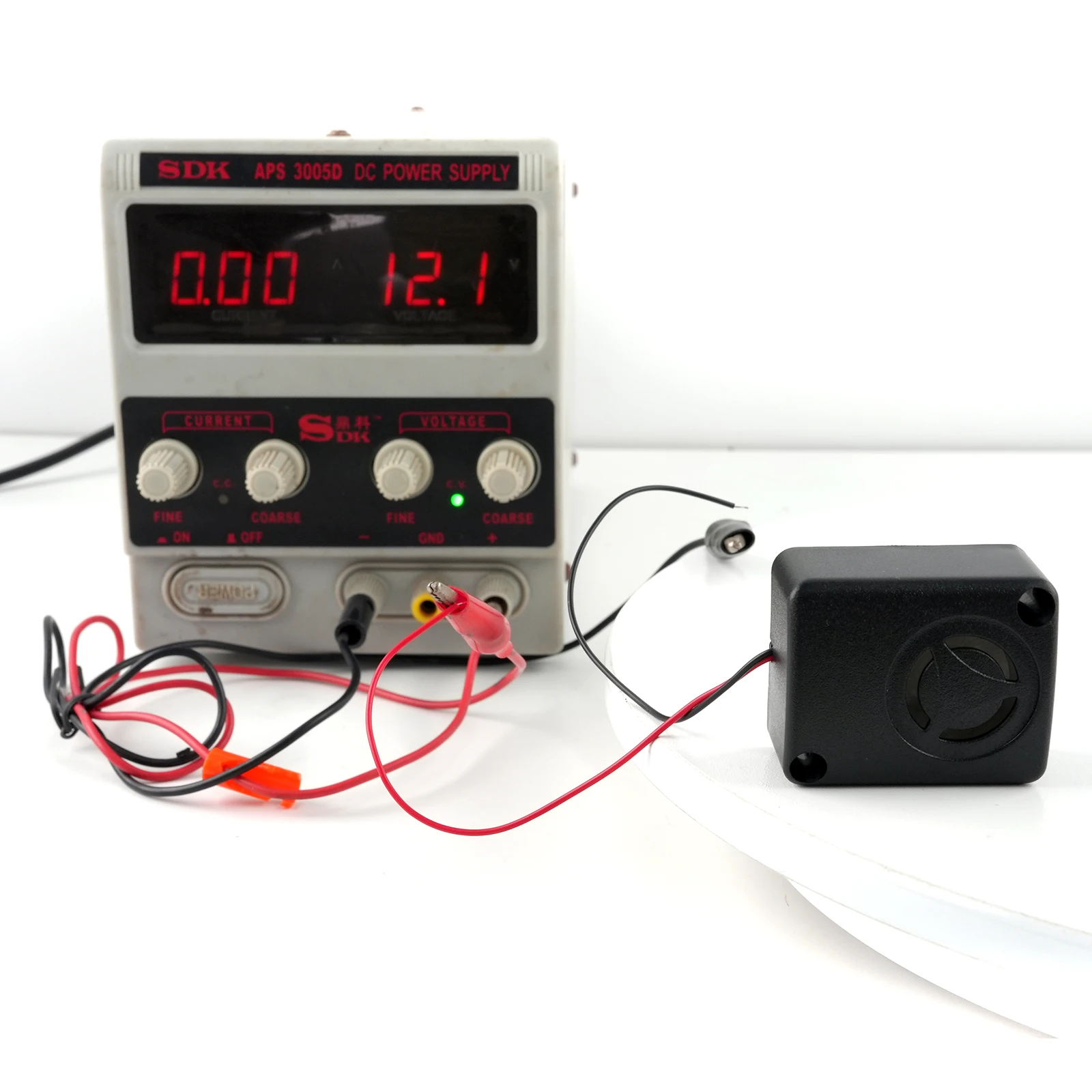 5PCS 12V DC Black Mini Piezo Alarm Siren 110dB Insurance Safe Anti-Theft Alarm High-Decibel Buzzer Loud High Pitch