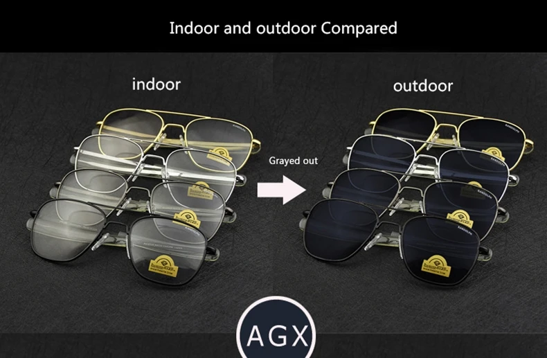 RE Sonnenbrille Mann Amerikanische Armee Militär Luftfahrt Pilot Sonnenbrille Gradienten Objektiv Frau Luxus Marke Vintage Titan Rahmen – Detail 9