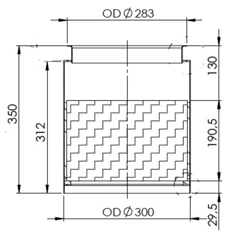 For Iveco DPF 5801651207 Truck Diesel Particulate Filter