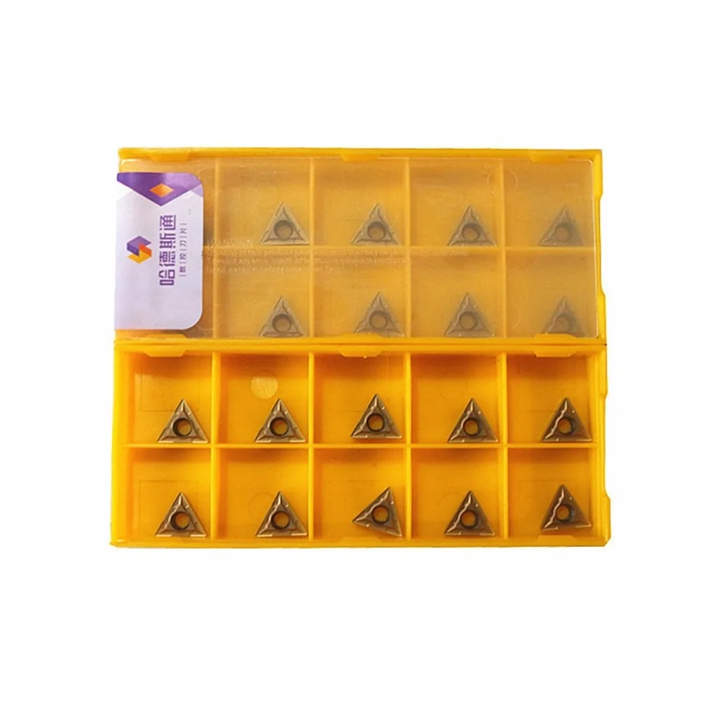 

Токарная Втулка из твердого камня 10P TCMT110202 / TCMT110204 TCMT110208 HS7225, токарный инструмент с ЧПУ, токарная карбидная вставка для нержавеющей стали