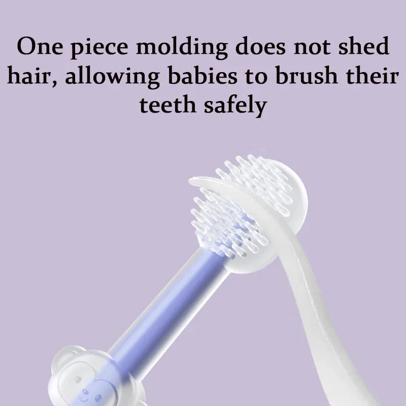 3Pcs Baby Silicone Toothbrush Soft Toothbrush Child Newborn Baby Care Tools Oral Care Toothbrush Training Teeth Brush