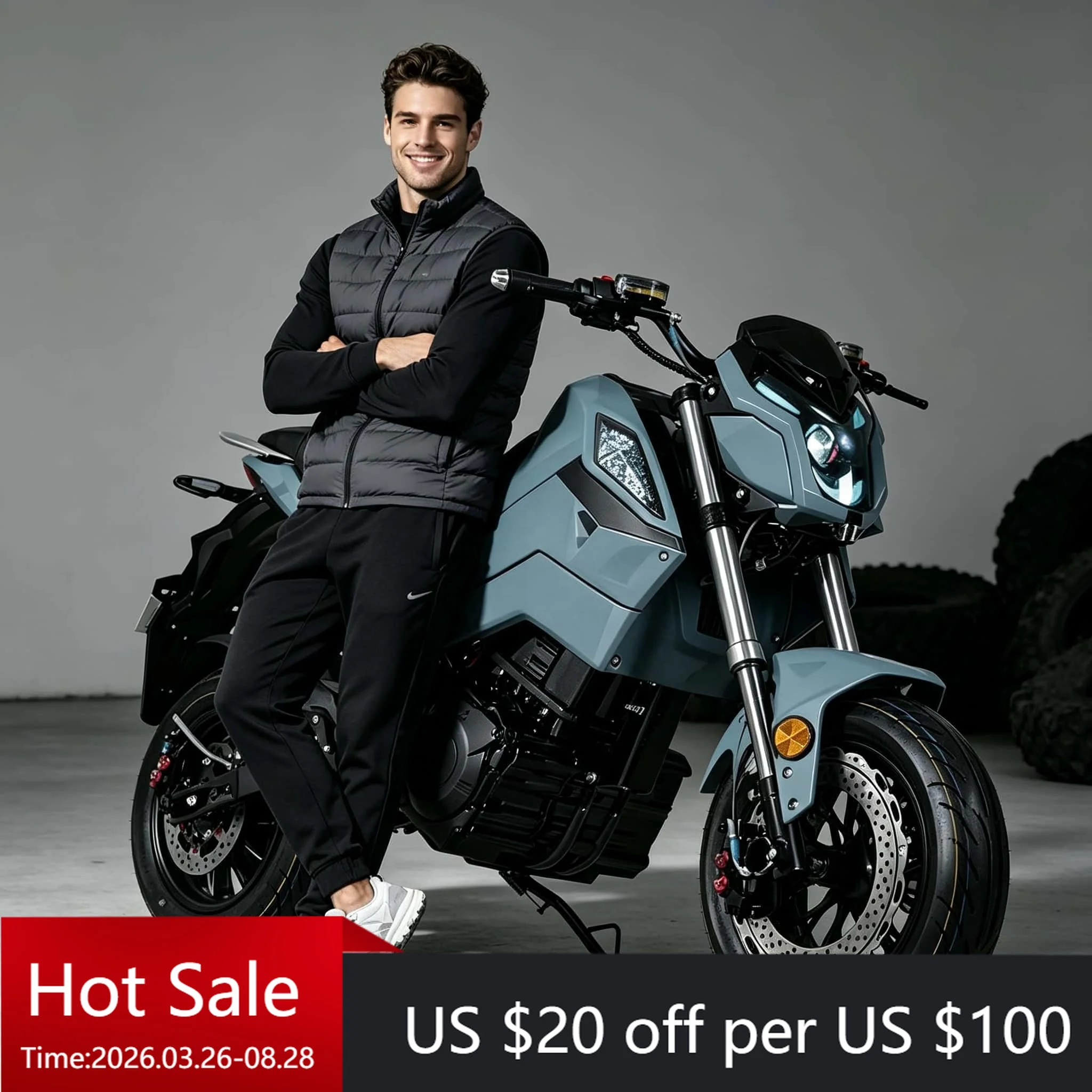 Tc Powerful sports motorcycle 2000W 3000w high-speed electric motorcycle, two-wheeled electric motorcycle 72V 80km/h electric bi