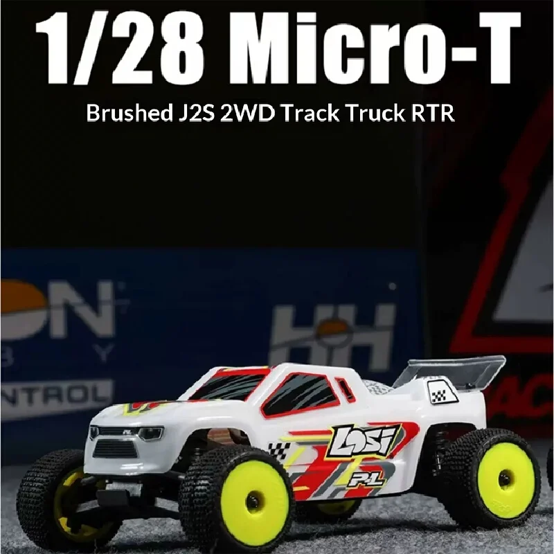 LOSI 1/28 Micro T Mini RTR RC Car Simulation Remote Control Electric Rear Drive Brushed 2S Off Road Vehicle Field Truck Model