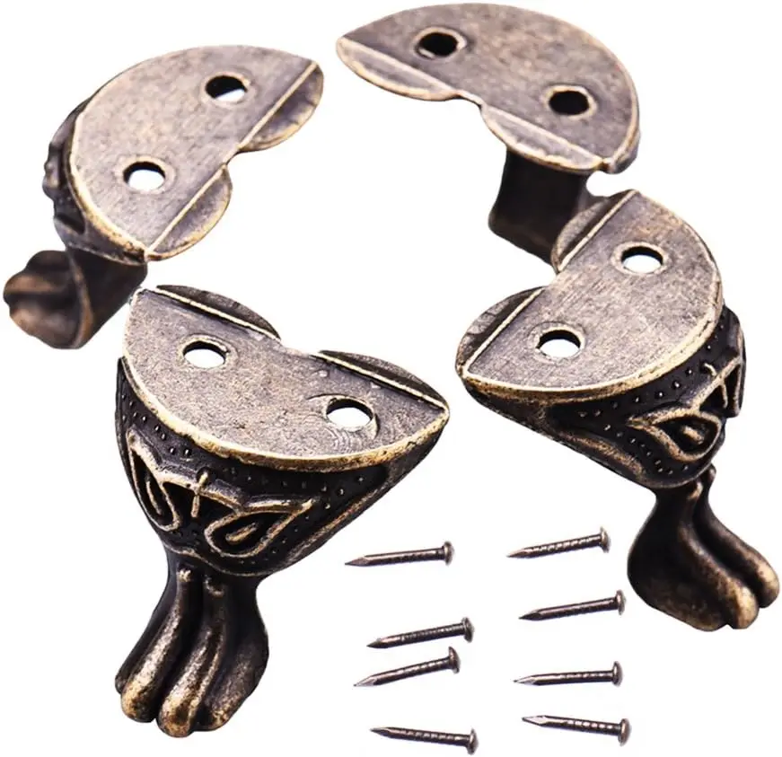 Antique Brass Corner Protectors for Jewelry Boxes