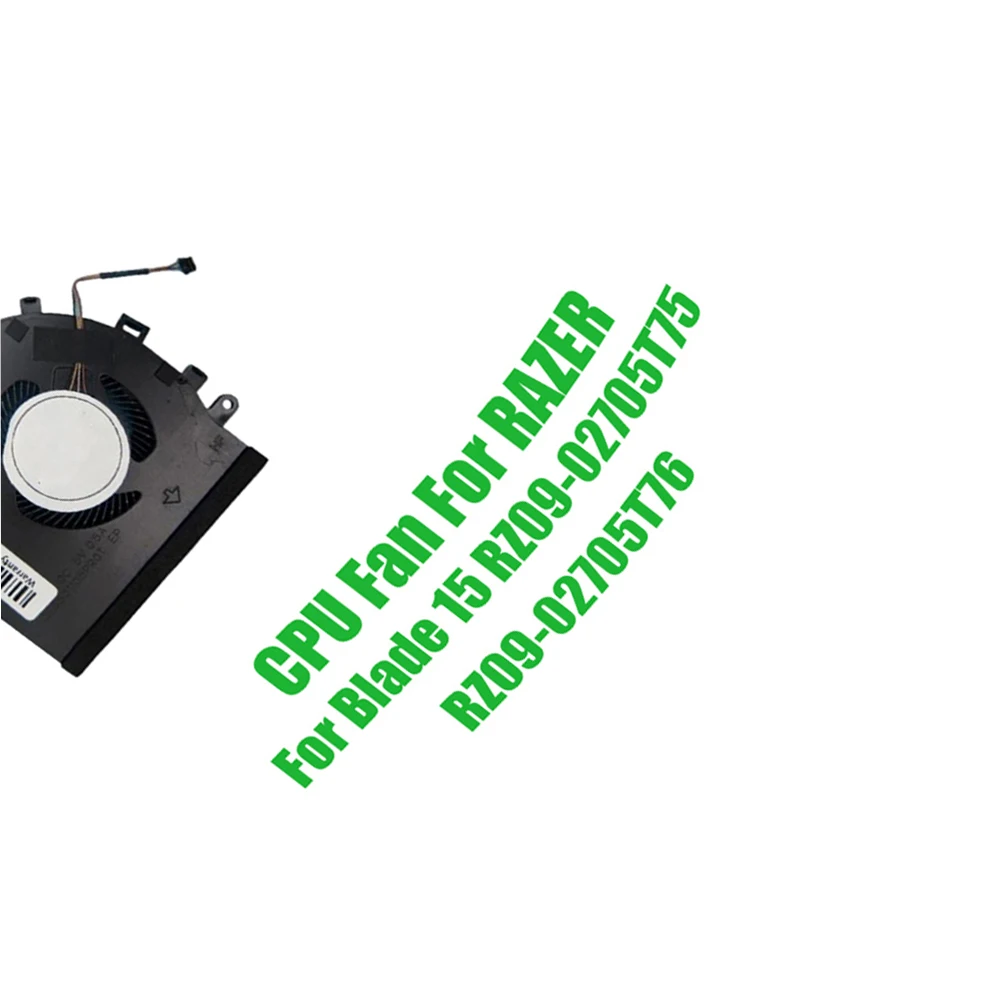 CPU Fan For RAZER For Blade 15 RZ09-02705T75 RZ09-02705T76 DC5V 0.5A Replacement Laptop CPU Fan