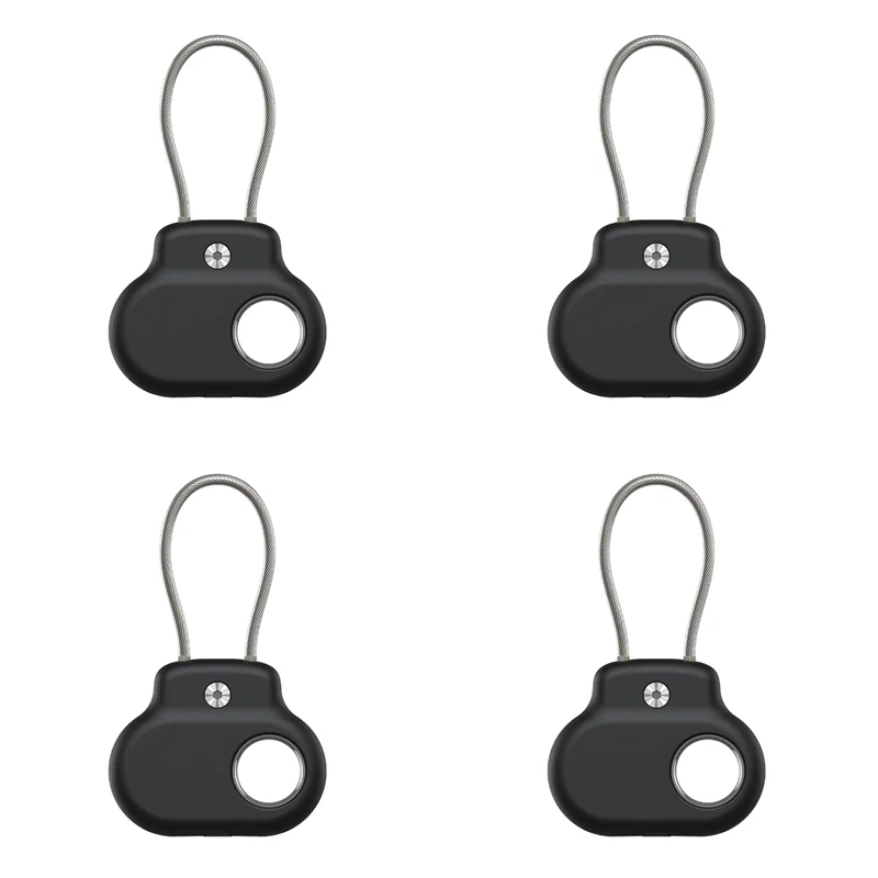 

4X For Galaxy Smarttag 2 Protective Case Skin Cover For Galaxy Smart Tag Holder Cover Anti-Lost Shell Black-Y41A