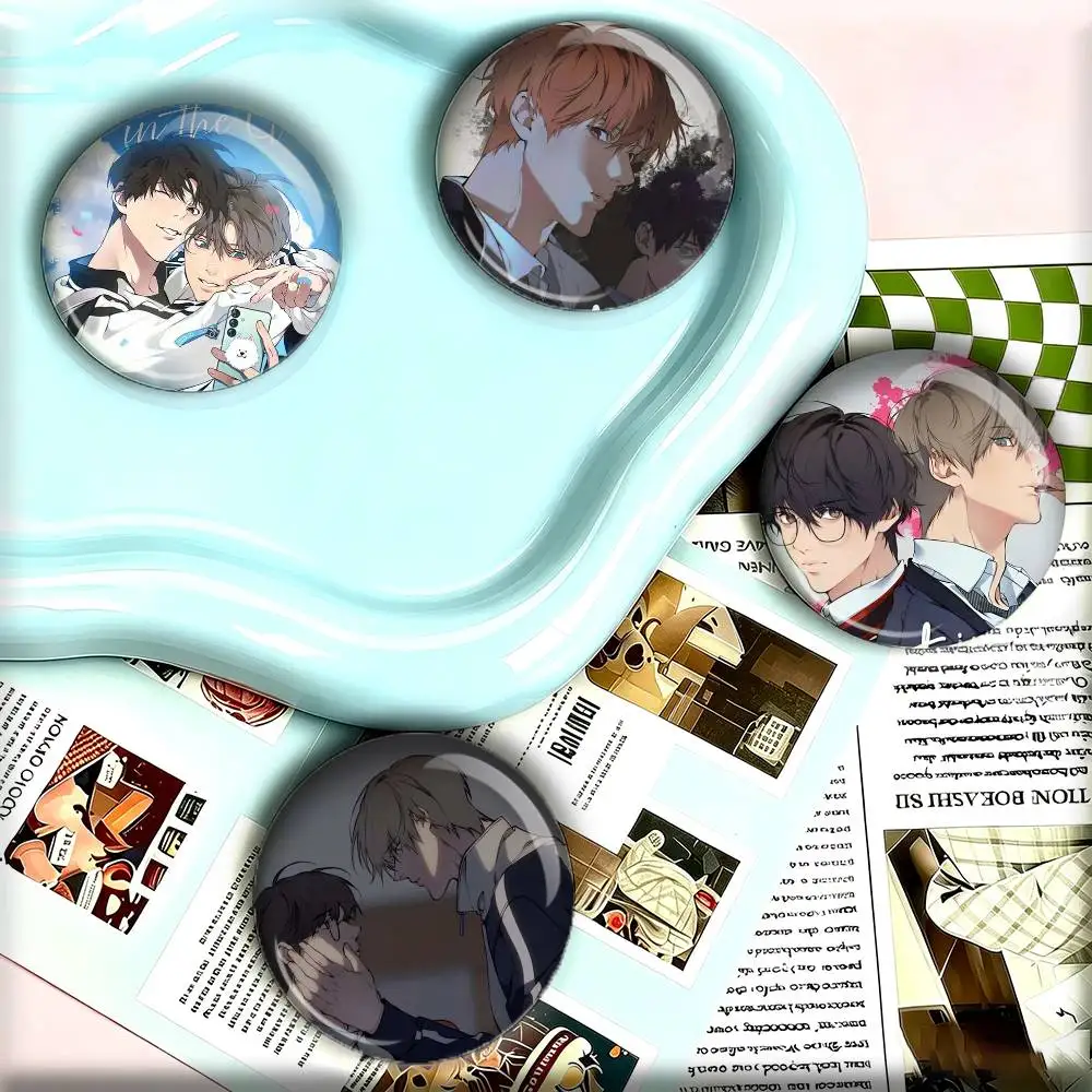 Manga L-Lost In The C-Cloud  25mm 32mm 44mm 58mm 75mm Brooches Badges Pins for Accessories Gift