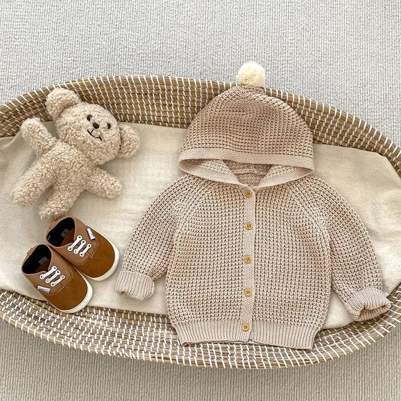 Camisolas De Bebê De Algodão Puro, Cardigans De Malha Infantil, Roupa Bardible Baby, Shorts Opção