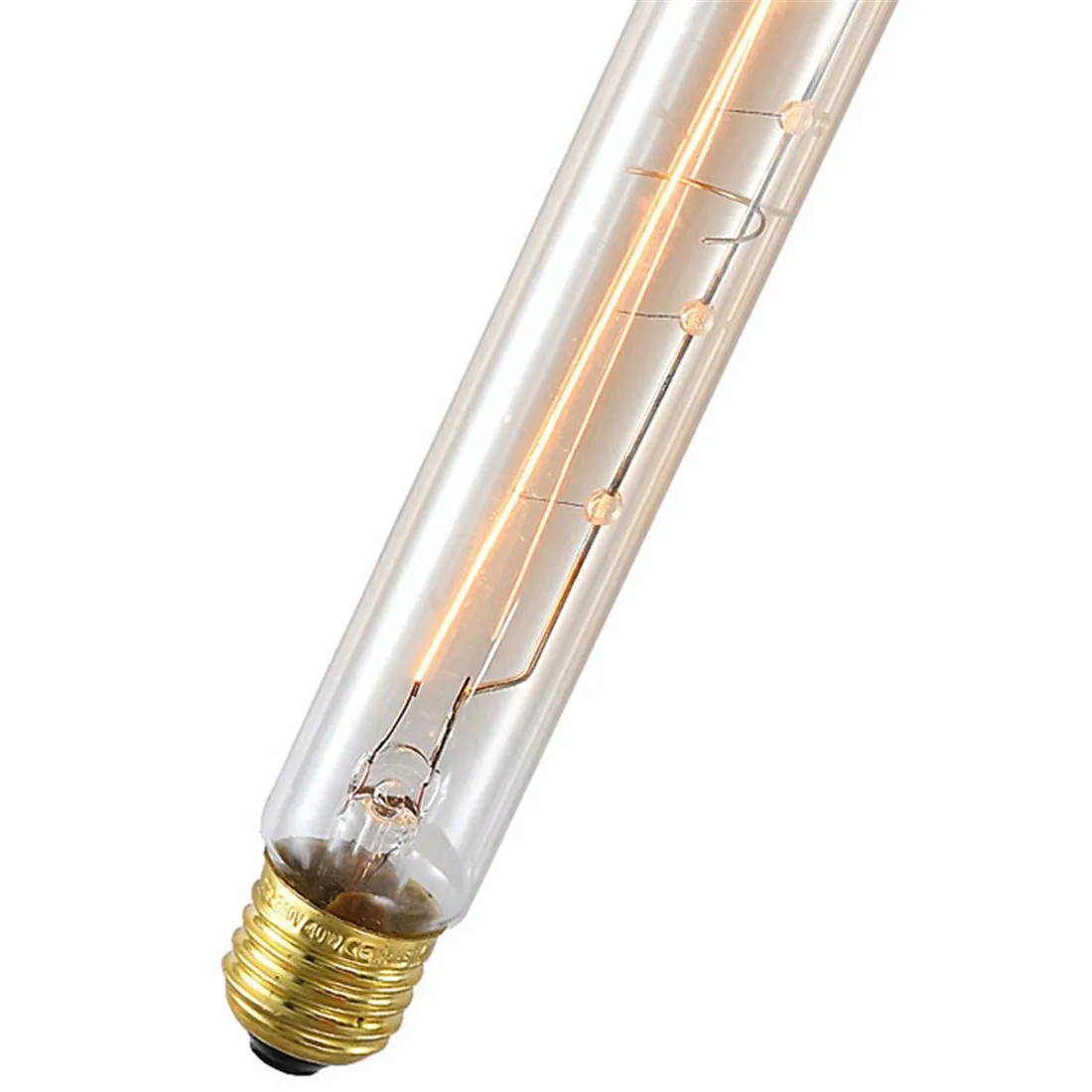 L30cm Long 4W 6W 8W LED Tube Edison Bulb Retro Lamp Vintage T300 Incandescent Tungsten Bulb Lamp Light Ampoules Decorative E27