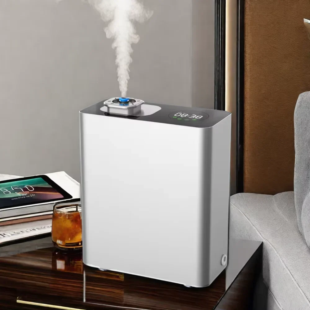 Difusor de aroma sem água inteligente WiFi com controle inteligente Venda quente Máquina de tomada elétrica para uso doméstico 1 ano de garantia