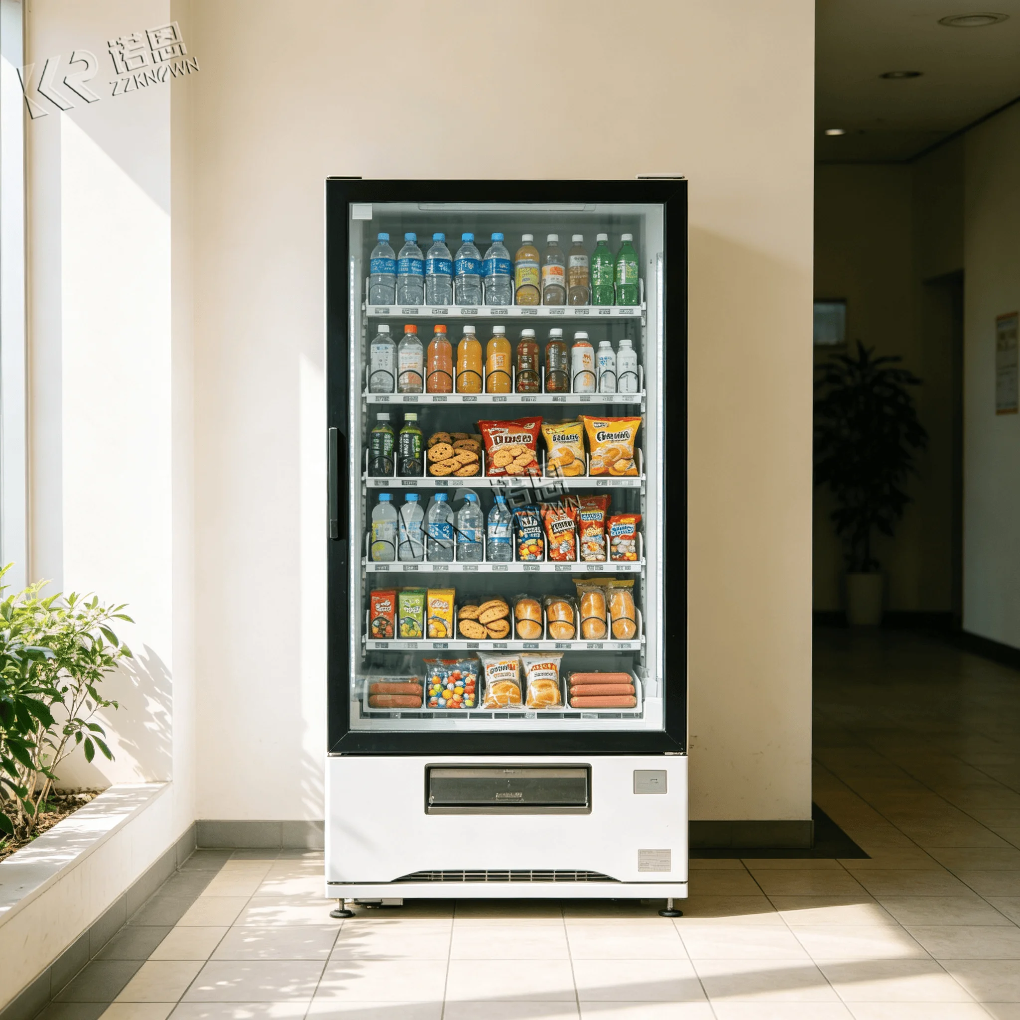 Large‑Capacity Refrigerated Vending Machine for Hospital Public Areas with Remote Back‑End Management
