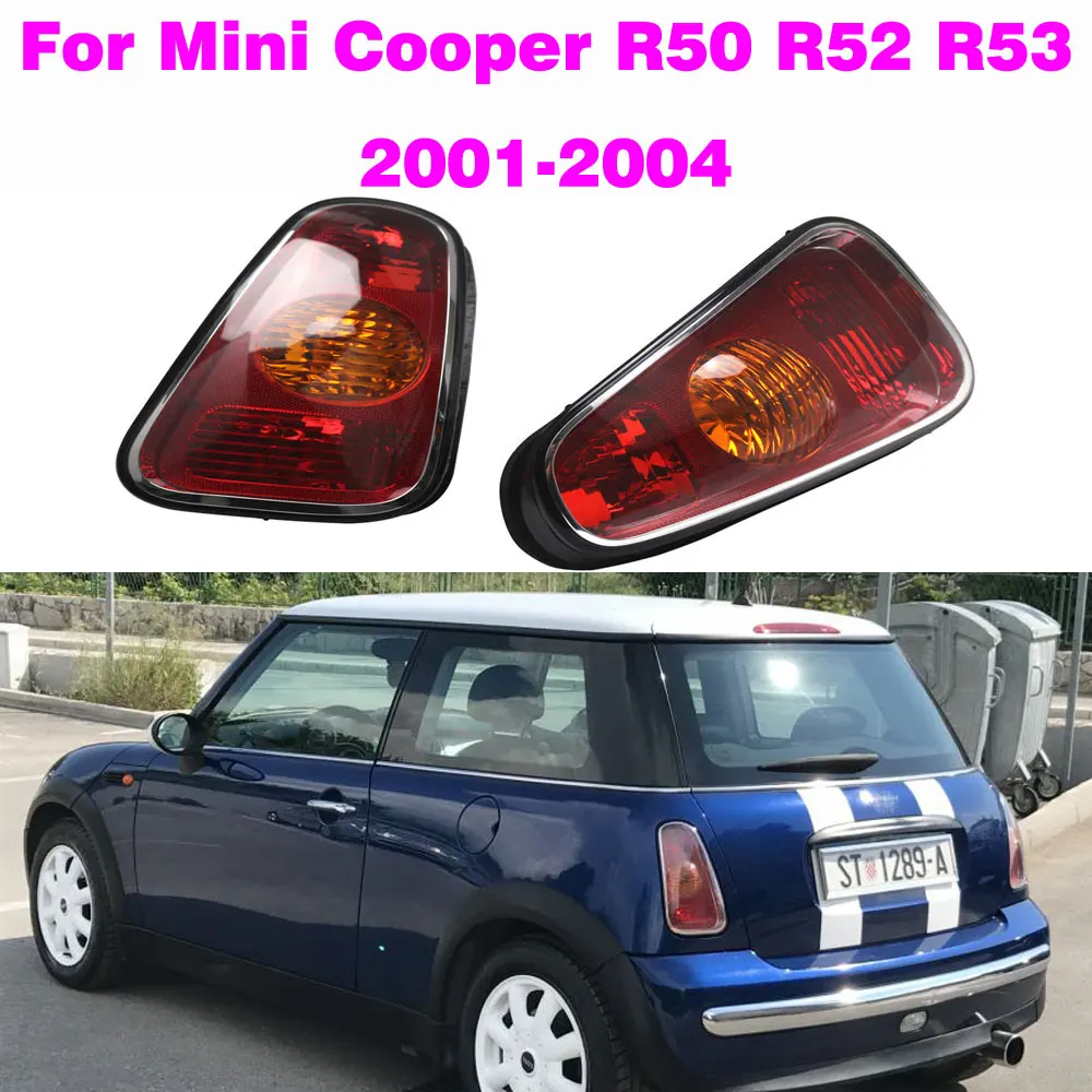 63216935783 Rear Light Car LED Turn Signal Parking Rear Brake Lamps Tail Lamp Lens For BMW Mini Cooper R50 R52 R53 2001-2004