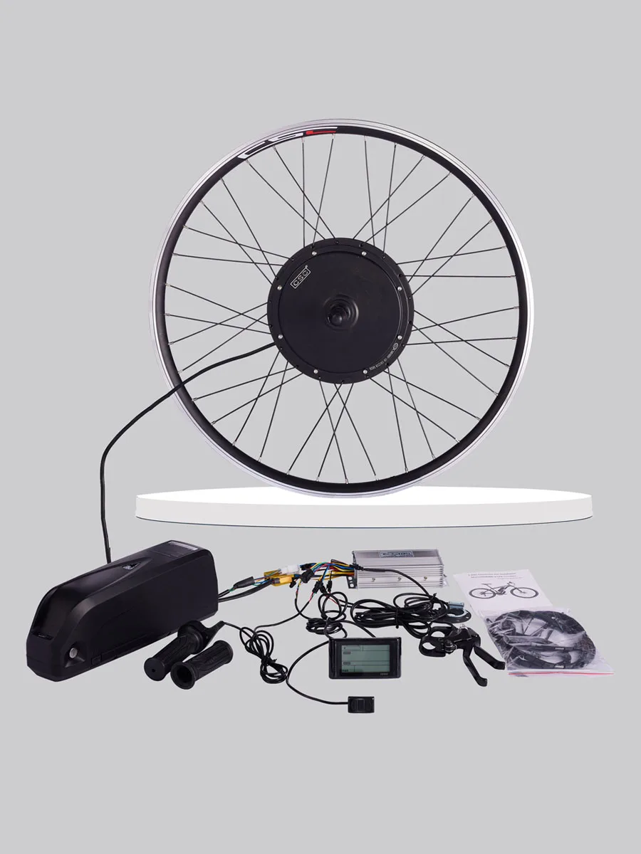 AliExpress NONE CSC 48V 1000W 1500W Front Rear Wheel 26'' 27.5'' 29'' Electric Bike  Conversion Kit Ebike Motor Kit 48V 18A 25A Lithium Battery