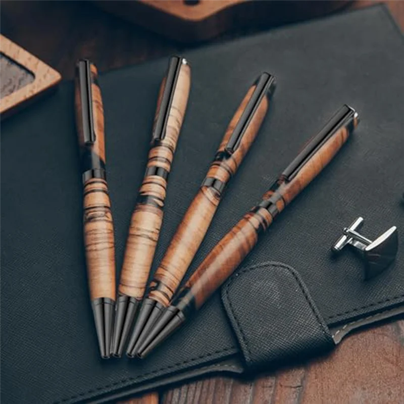 JABS-10 قطعة مجموعات أقلام للخشب تحول 7 مللي متر Slimline Pen Twist Kit مع عبوة مخرطة تحول الإمدادات