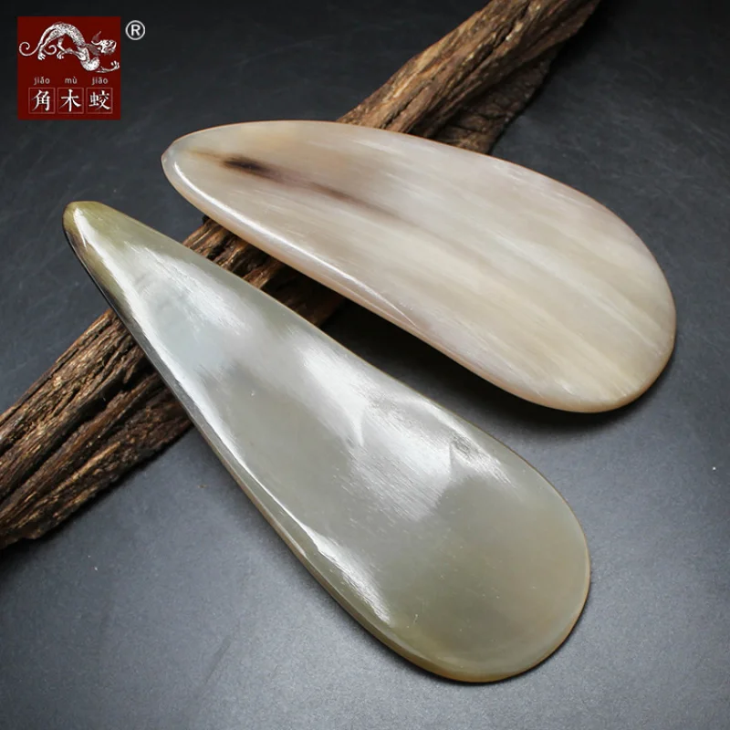 

Массажная и косметическая доска для скребкового массажа из рога яка, подходит для уличных торговцев для привлечения клиентов.