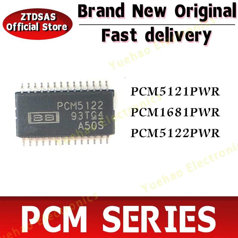 Puce IC, PCM5121PWR, PCM5121, PCM1681PWPR, PCM1681, PCM5122, PCM5122PWR, TSSOP28