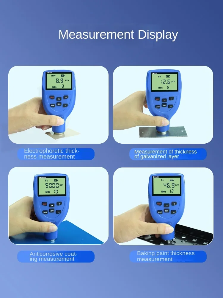 Coating Thickness Gauge High Precision Paint Film Gauge