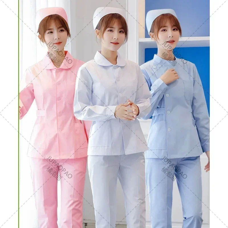 

Women Scrubs Nurse Accessories Medical Uniform Unisex Slim Fit Comfort Clinical Women Operating Room Work Uniform Jogger Suit