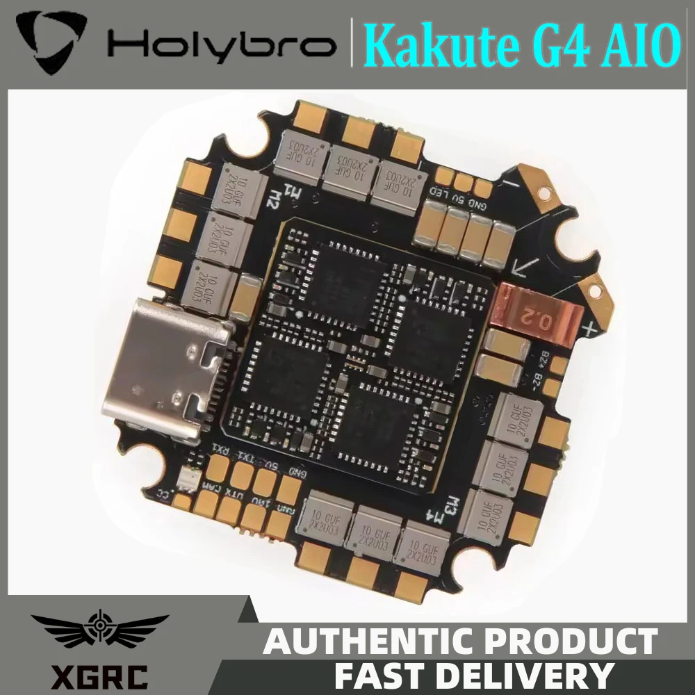 

Holybro Kakute G4 AIO 35A G473 Flight Controller with AM32 F4 35A 4in1 ESC 2-6S LIPO 25X25mm for FPV Freestyle Drones DIY Parts