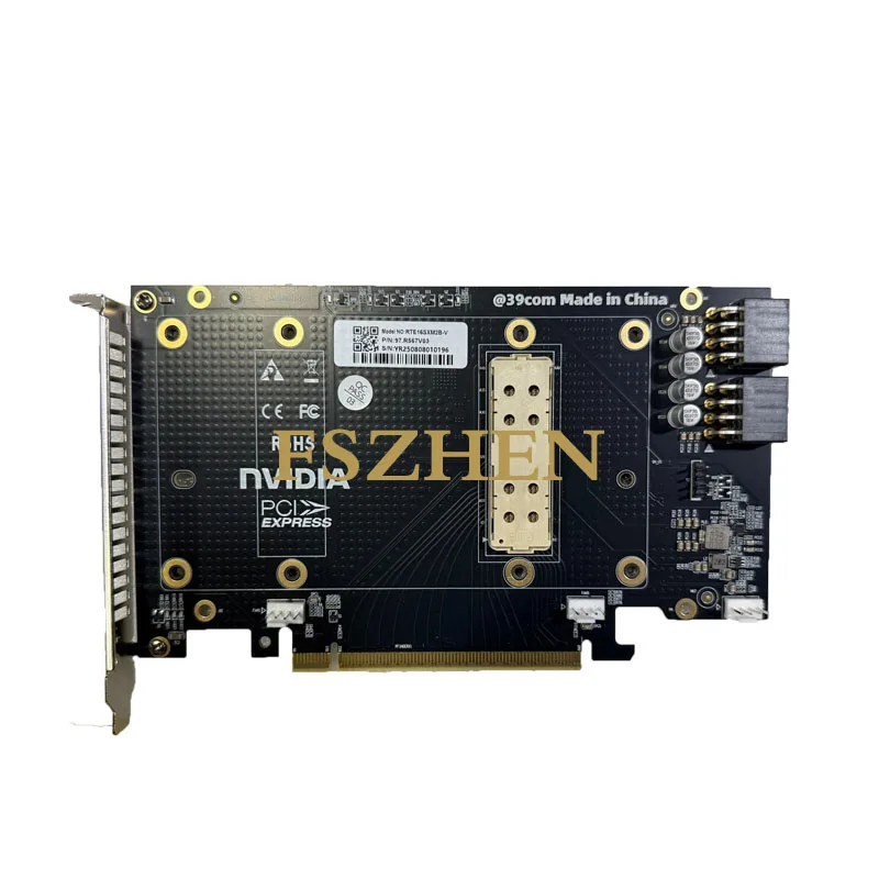 V100 SXM2 32g 16g to PCIe Adapter Card to PCIe Adapter Board, Pure Copper Cooling Turbofan and Adapter Card