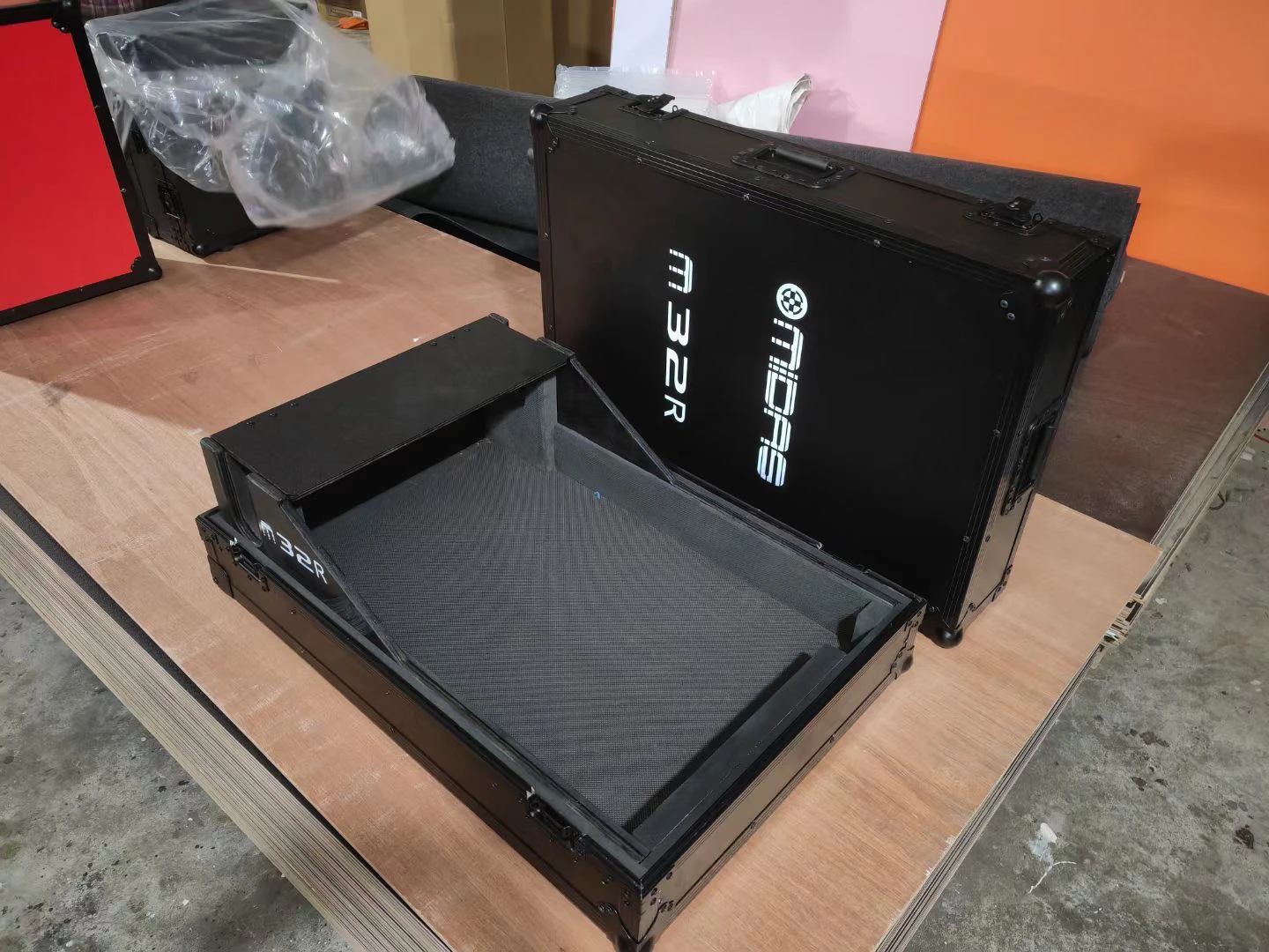 Caja de aire MIDAS M32r personalizada, caja de aire MIDAS M32R, chasis de consola mezcladora Digital de 16 vías