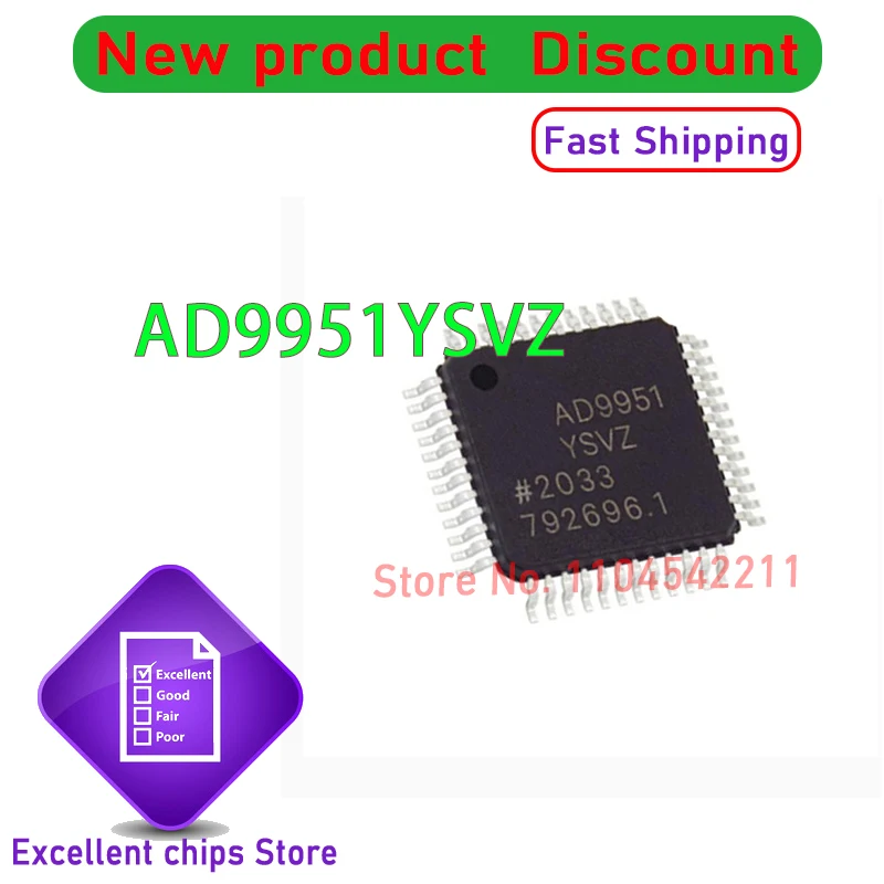 AD9951YSVZ AD9951YSV AD9951 TQFP48 1PCS~20PCS/LOT