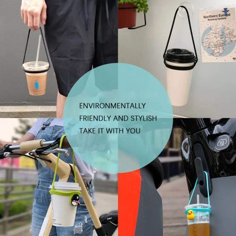 

Multi-Functional Drink Carrier Strap Silicone Cup Accessories Water Bottle Sling Portable Reusable Drink Bottle Carrier Holder