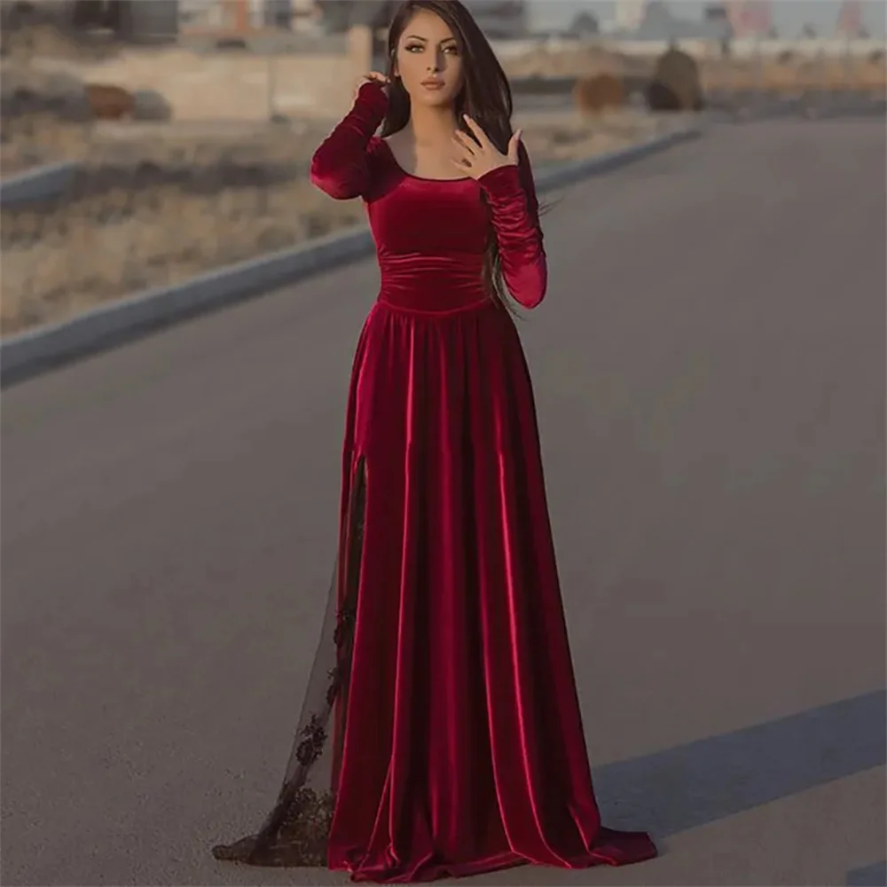 Elegant Prom Dress For Women V-Neck Lace Appliques Sleevelss Wedding Party Dress A-Line Chiffon Bridesmaid Gown Evening Dress