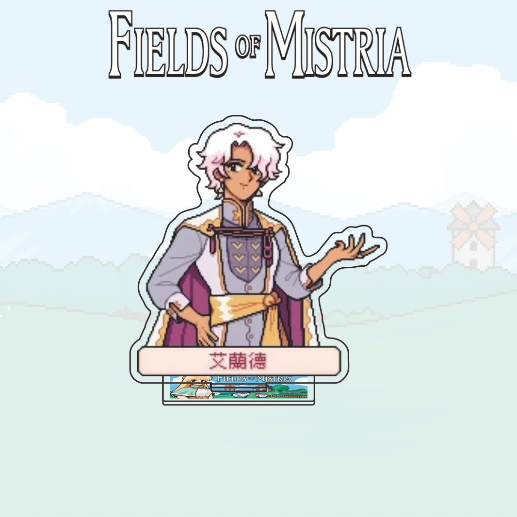 Fields Of Mistria Acrylic Stand Keychain 2026 Latest Exhibition Limited Game Character Desktop Ornament Collection Gift