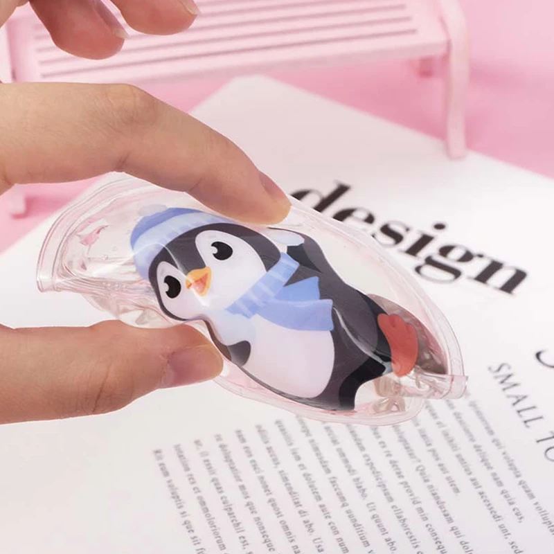 Mini Winter Hand Warmer Instant Heating Pack Reusable Cute Cartoon Penguin Hand Warmer Warm-Fitting And Fast Self-Heating Gift