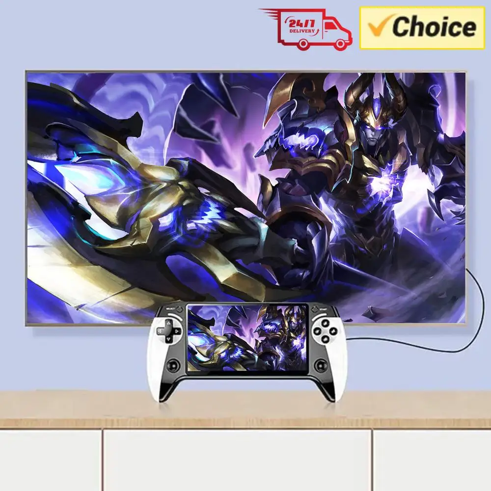 

Handheld Game Console 5.5 Inch Screen Retro Handheld Video Game Console with 20000+ Games Game Player for Kids and Adults