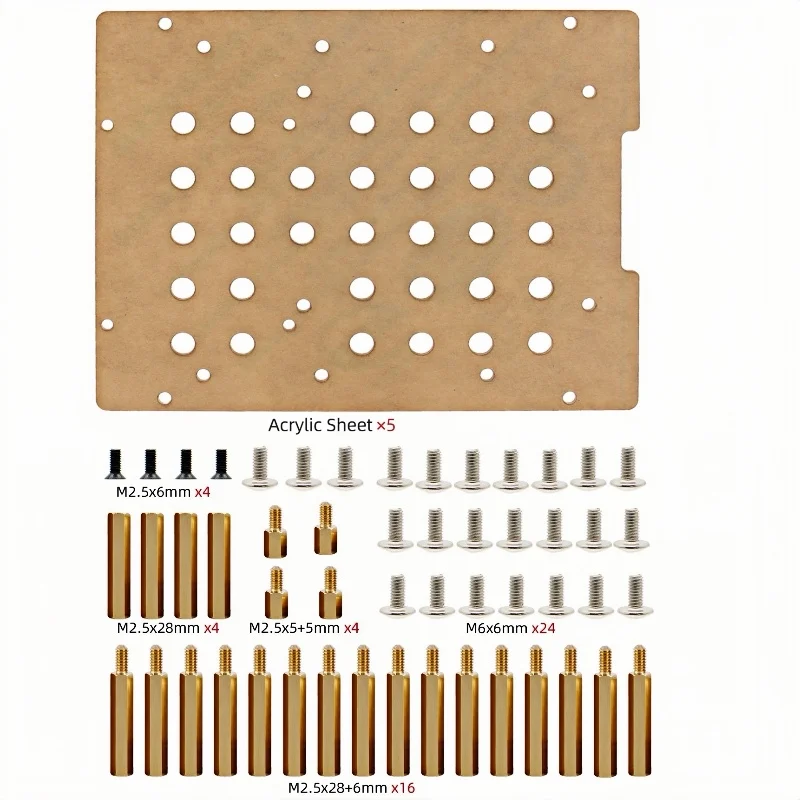 X1009 para Raspberry Pi 5 PCIE para escudo SATA de 5 portas (NÃO suporte para bota de HDD/SSD)