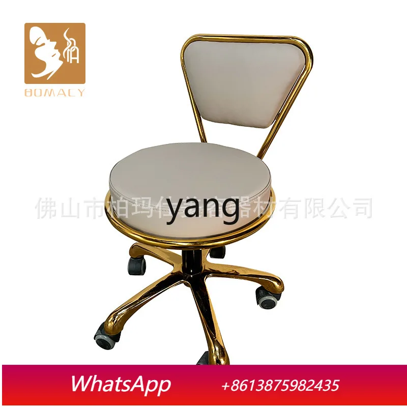 

LTT Nail Technician Lifting Rotating Chair Barber Shop Backrest Office Reception Chair