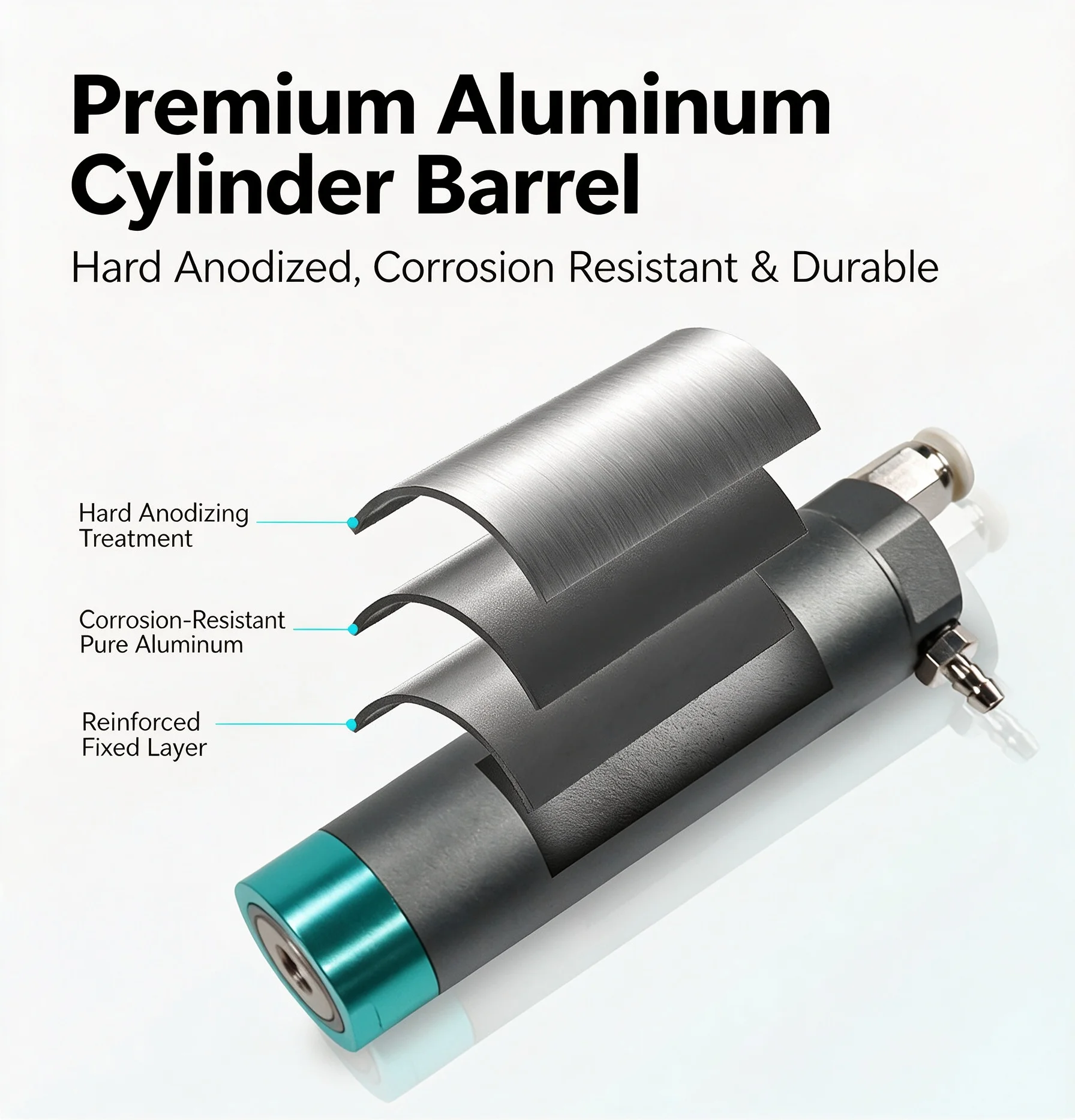 LADUNG VFG10/20/30 Tubular Cylinder Outer Diameter 20MM Mechanical Arm Gripper Adsorption Cylinder Fittings,suction Cup Base