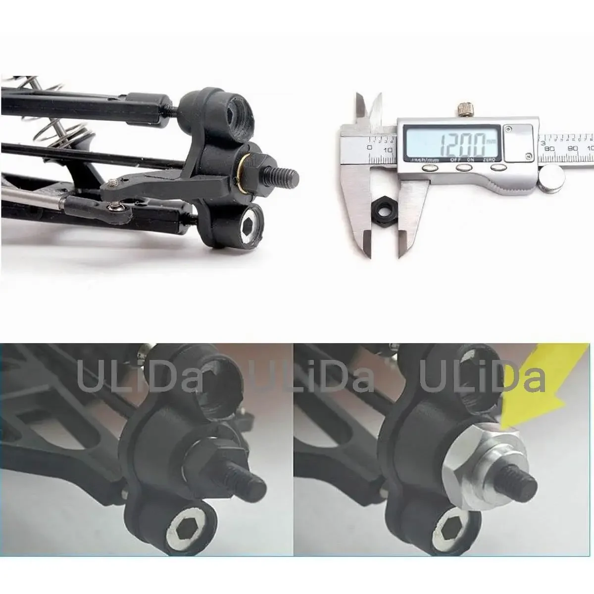 4-pak 12mm Turn 17mm Wheel Hex Adapter Drive Hub dla 1/10 Scale Tamiya Axial RC4WD Traxxas HPI Himoto HSP Losi Kyosho Baja Car