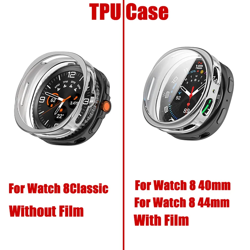 Milanese حزام + حافظة تي بي يو لساعة سامسونج جالاكسي 8 40 مللي متر 44 مللي متر 8 كلاسيكي 46 مللي متر الترا 2025 47 مللي متر سوار شبكي معدني سوار مغناطيسي