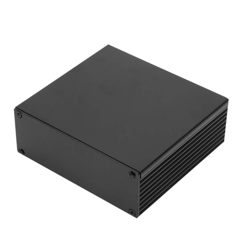 Electronic Project Electronic Box Enclosure Aluminum Case Black Aluminum Box Printed Circuit Board Instrument Box