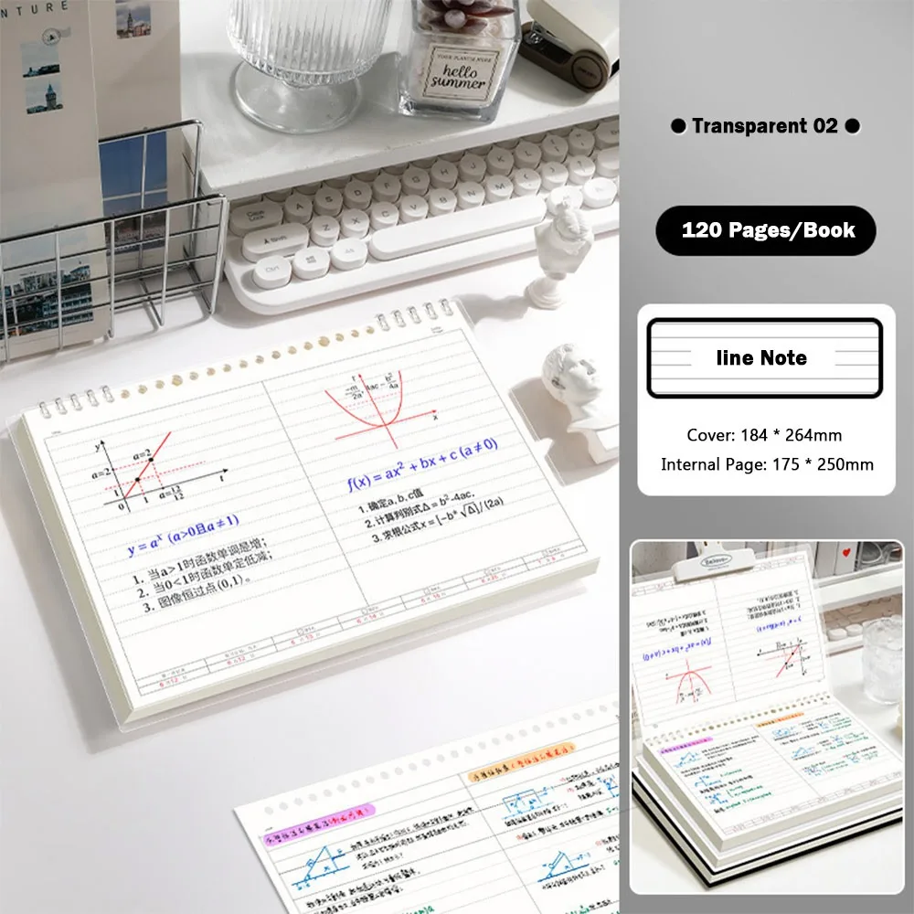 

Утолщенная сетка для блокнота B5 с отрывными листами/горизонтальная линия Список дел Дневник Планировщик Журнал Книга Ежедневное использование