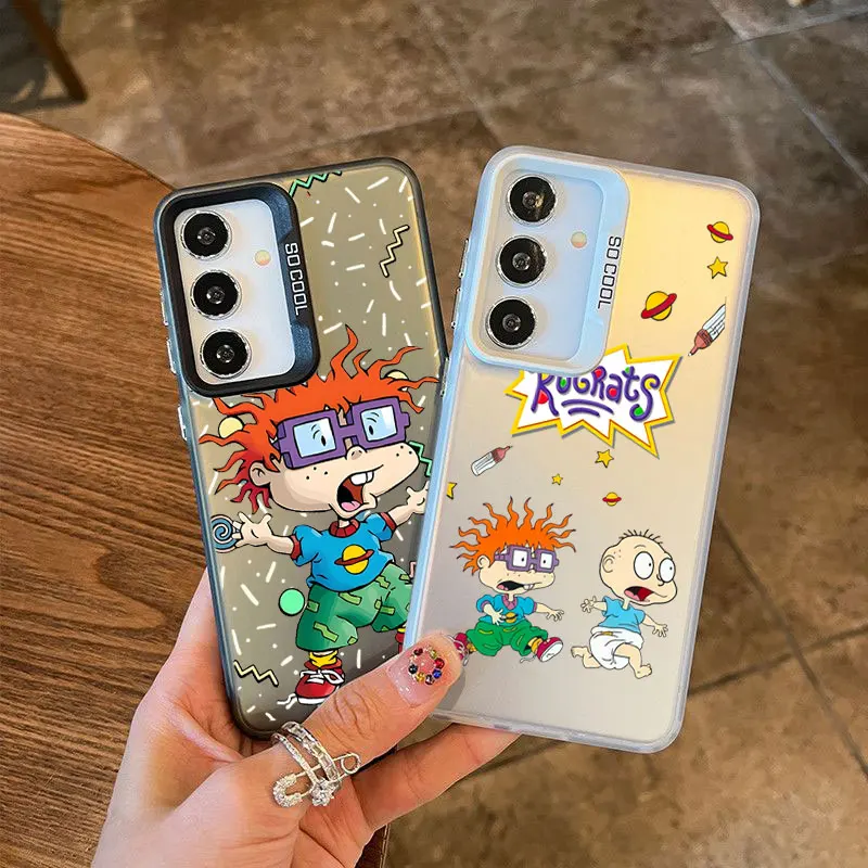 Phone Case For Samsung A06 A12 A13 A14 A15 A16 A23 A24 A25 A26 A33 A34 A35 A36 A52 A54 A55 A56 Cartoon R-Rugrats
