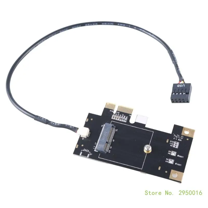 High Speed M.2 To PCIExpress Card Converter Support Bluetooth-compatible for AX200 AX210 MT7921 7922 Computers