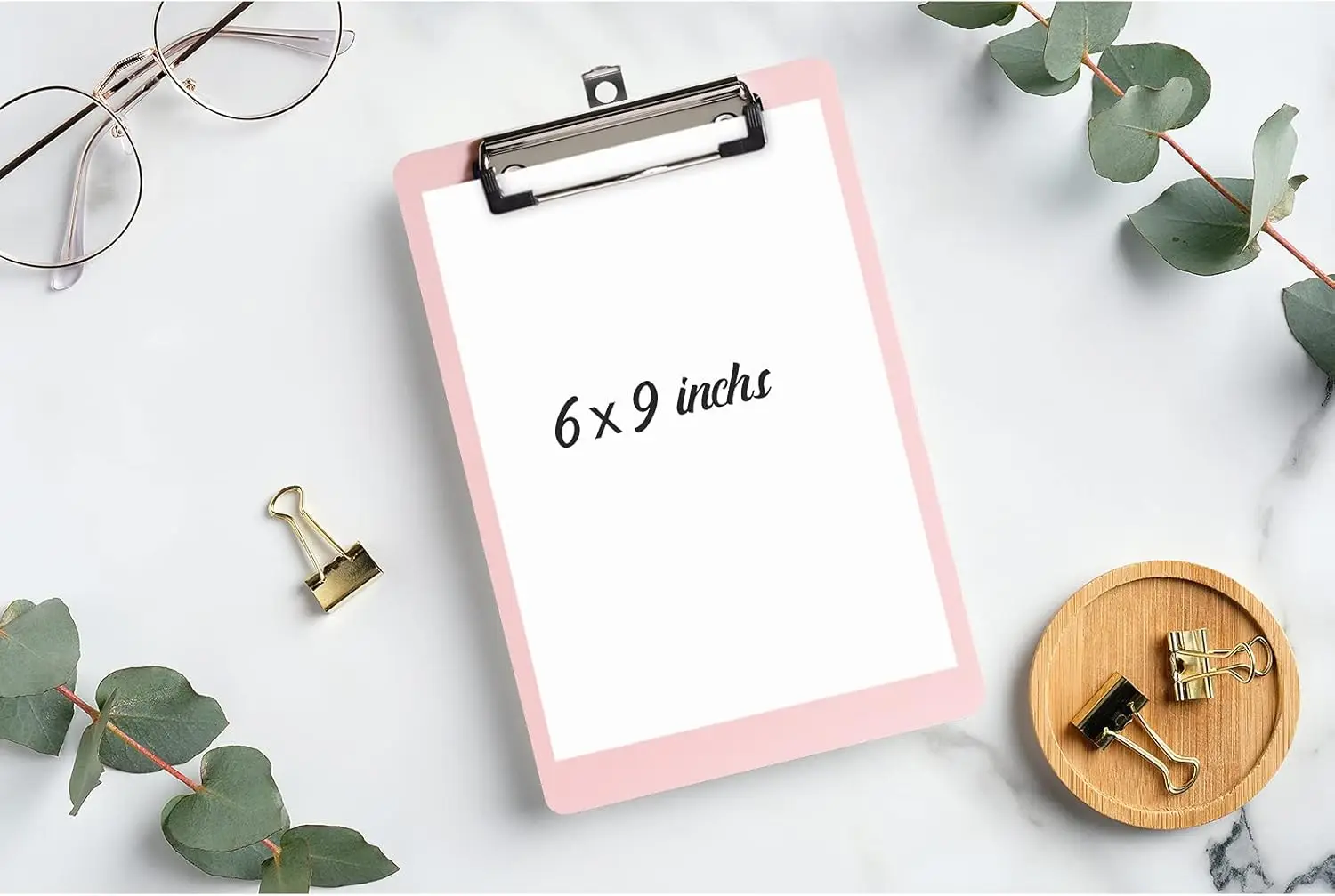 

Clipboard A5 Memo Size Clip Board for Students, Kid, Women, Home, Low Profile Clip, Mini Size 6 x 9 in, Office Supplies & School