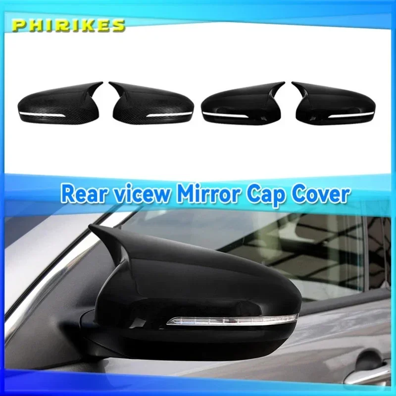 

Carbon Fiber Rearview Mirror Cover Side Door Mirror Caps Protector for KIA K5 Optima 2011 2012 2013 2014 2015