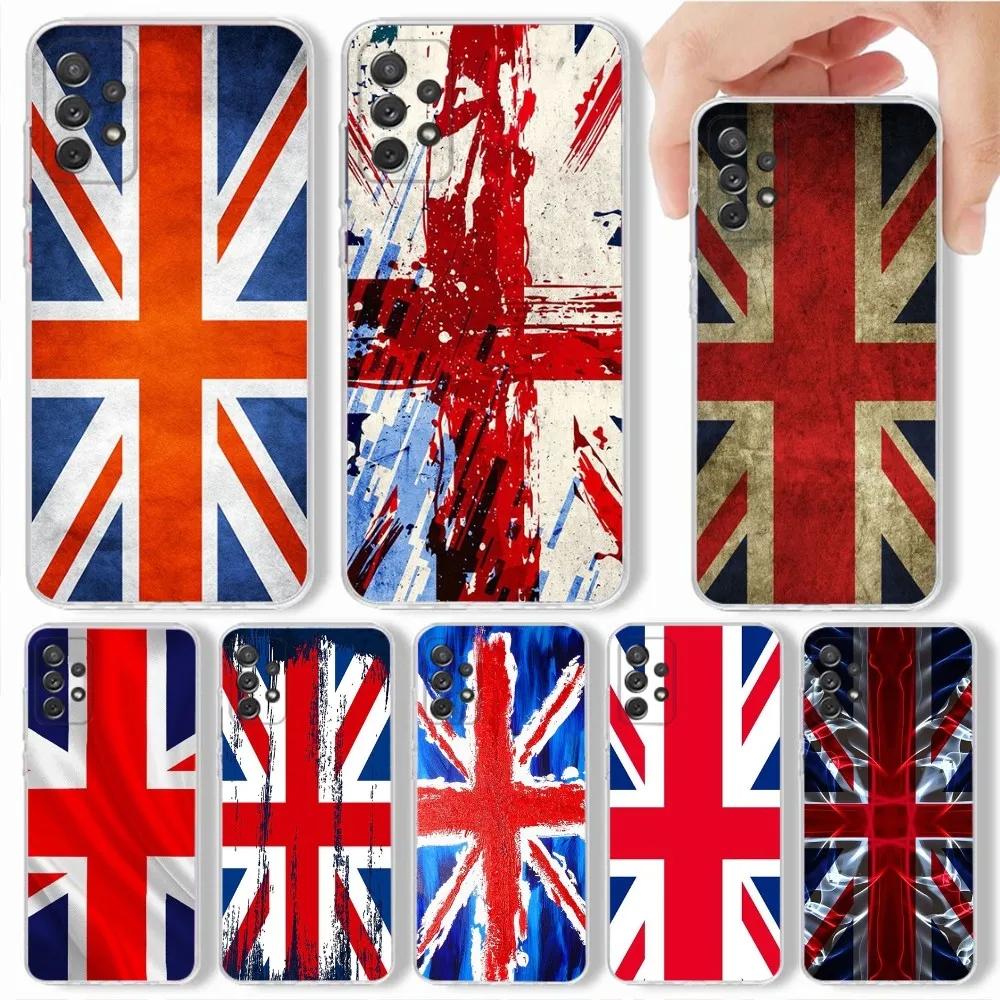 Union Jack British UK Flag Phone Case For Samsung,Galaxy,S20,S21,S22,S23,Fe,Lite,Plus,Ultra Note Shell