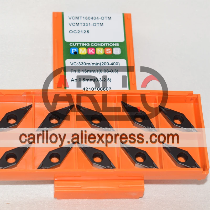 Original VCMT160404-OTM VCMT 160404 -OTM VCMT160408-OTM VCMT 160408 -OTM Carbide Cutting Tool Plate For Turning Tool Lathe