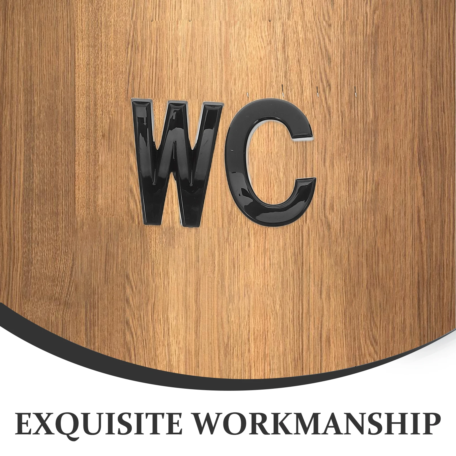 

Letter Sign Wall Decor Initial for Self-adhesive Stickers Rustic Signs House Number