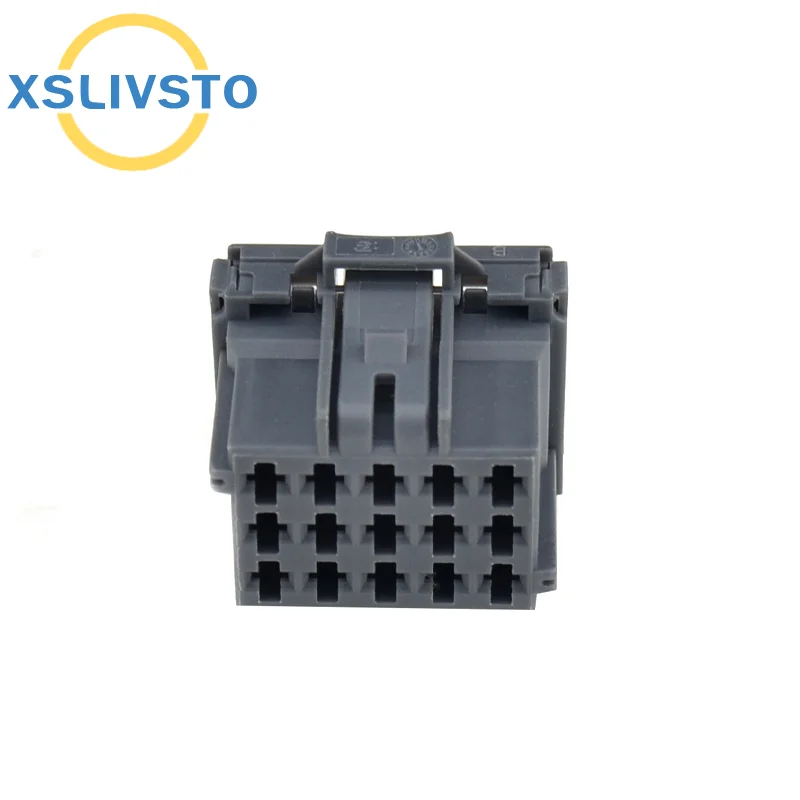 1 set Grey 15 Pin Automobile power amplifier Connector Automotive Audio Amplifier Plug Socket 1-967623-6
