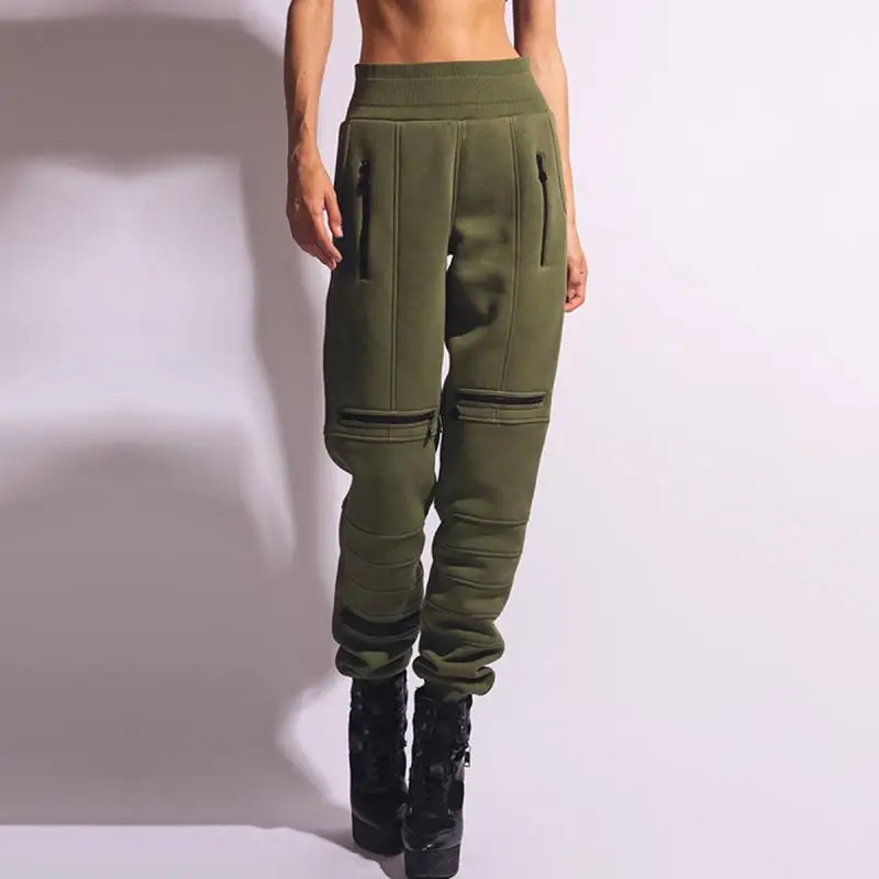 

Oshoplive 2024 New Female Fashion Solid Color High-Waisted Sports Pants Spring Autumn Casual Fitness Running Trousers for Women