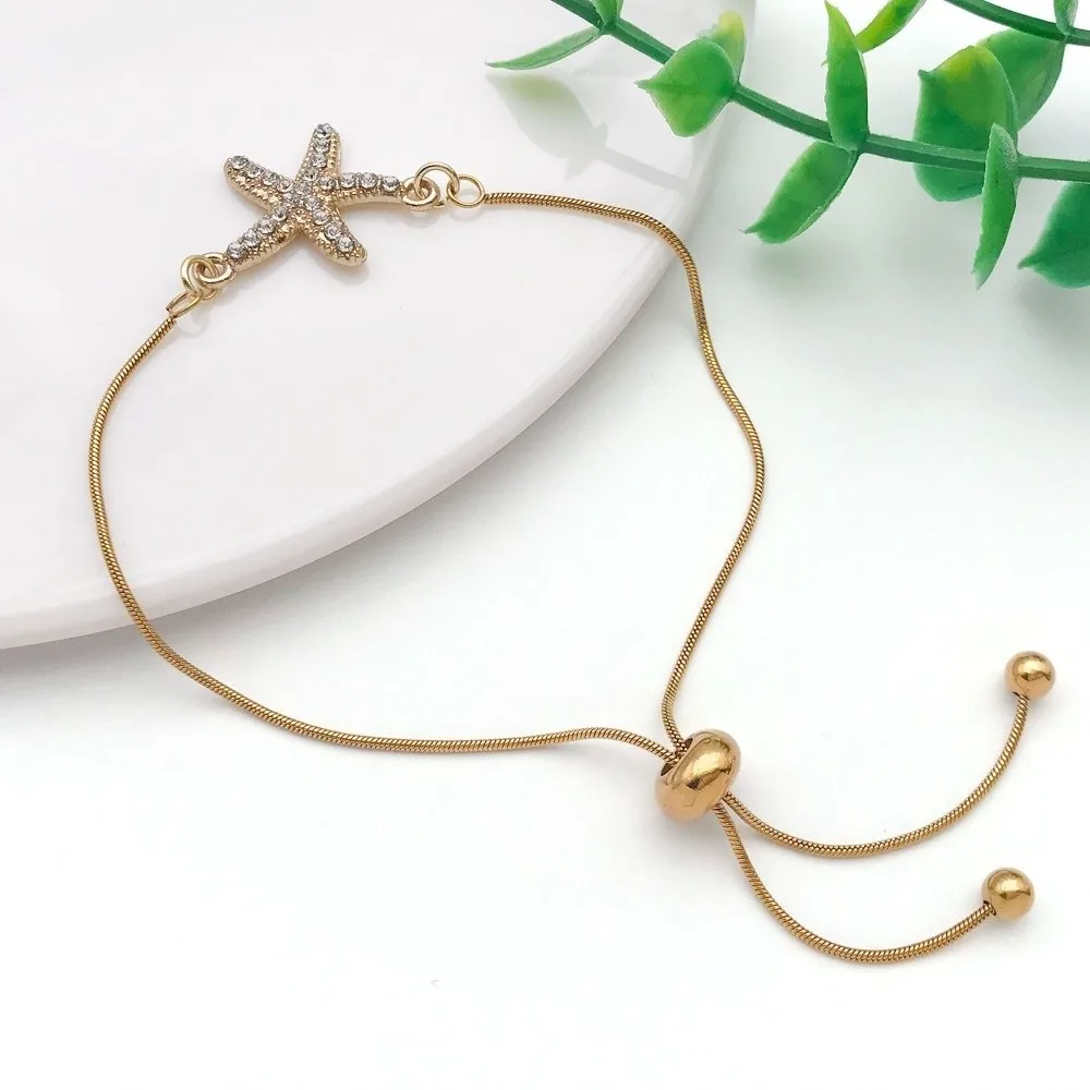 

1PC Gold Extension Chains Stainless Steel Jewelry Tools Extender Adjustable Silver Hand Bracelet Extensions