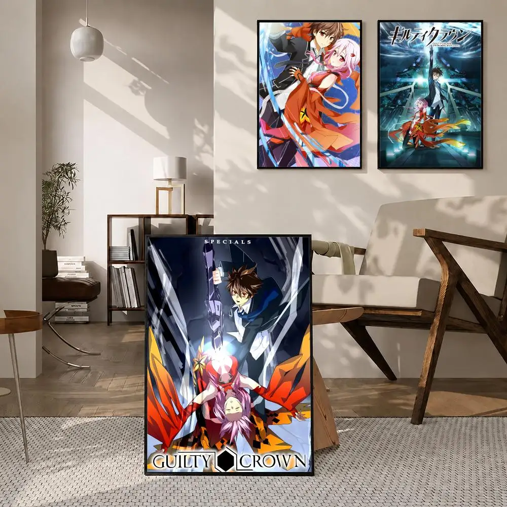 Anime Guilty Crown Poster High-definition poster stickers, suitable for bedroom, living room, home decoration