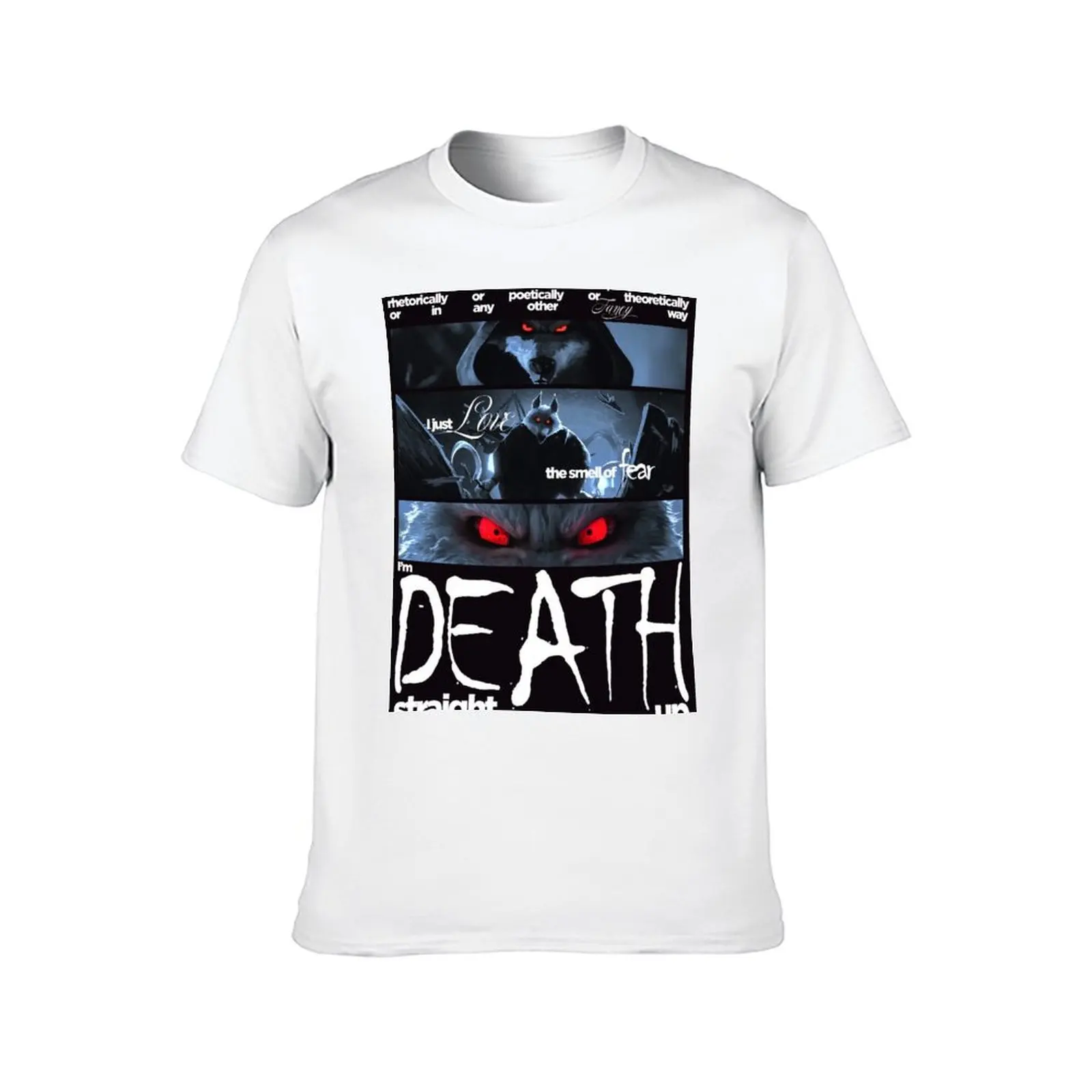 Puss In Boots | Wolf | Death T-Shirt t shirts for man cotton man t shirt cotton T-Shirt